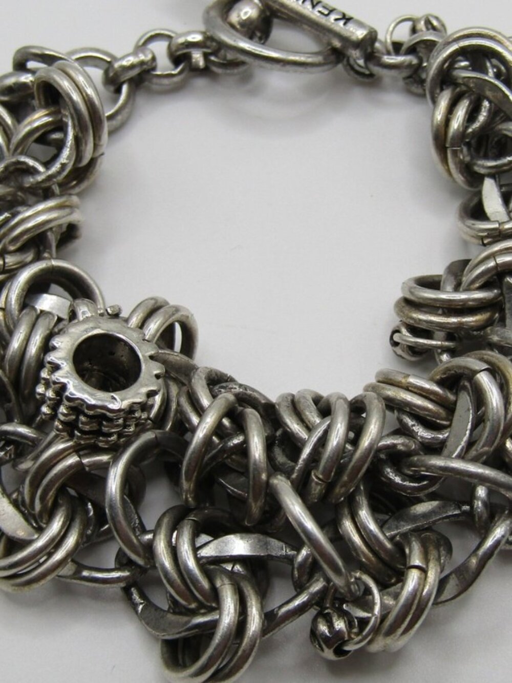 Kenneth Cole~Reaction Brutalist Unisex Chainmail Bracelet